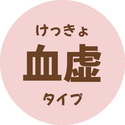 体質チェック血虚タイプ
