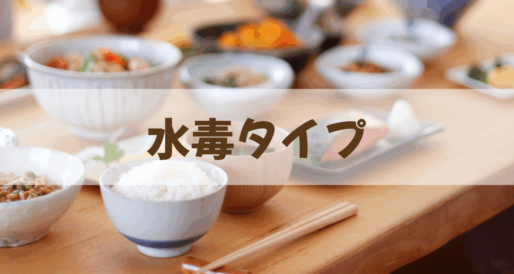 体質チェック水毒タイプ